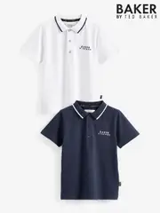 Baker by Ted Baker Polo Shirts 2 Pack (N00044) | $65 - $78