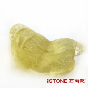 石頭記 黃水晶貔貅項鍊-極富納財27.5G