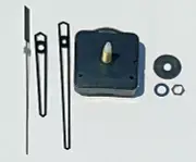 Quartz Clock Movement Mechanism Base with Black Hands (USA SHIP)