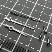13mm Silver Black Trim Lume Watch Hands for Miyota OS10 OS20 OS22 OS60 OS80 OS11