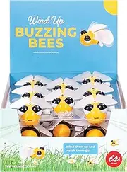 IS Gift Wind Up Buzzing Bees Toy, 6 x 6 x 2.3 cm