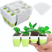 Seed Starter Tray Reusable Seed Starter Kit Silicone Seedling Starter Trays New