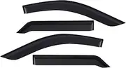 Window Visor Wind for Toyota Fortuner 2015-2022 for Double Cabin Matte Black Window Visor Sun Rain Deflector Guard Weathershield Weather Shield