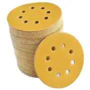 Premium Material,5" Sanding Discs 100 Pcs 150Grit 8-Hole Dustless Hook & Loop...