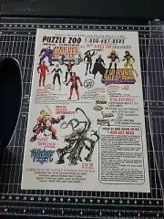 Puzzle Zoo Spawn Figure WWF Marvel Print Ad Toy Poster Art Print Ad 1996