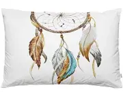 Throw Pillow Cover Dream Catcher American Style Bohemian Boho Feather Tribal