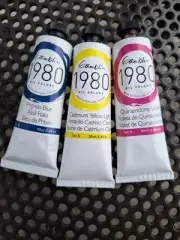 Gamblin 1980 OilColor Lot Of 3 Full 37ml Tubes Of Artists Painting Colors