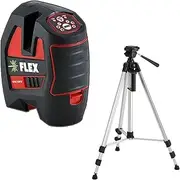 FLEX Self Levelling Cross Line Laser ALC 3/1-G/R + LKS 65-170 F 1/4 - Includes Tripod (Weight 0.53 kg, Li-Polymer Battery 2000mAh / 3.7V) 530444