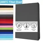 2023 AU 2000TC Fitted Sheet Sets Cover Queen/Double/SB Size Bed Ultra Soft NEW