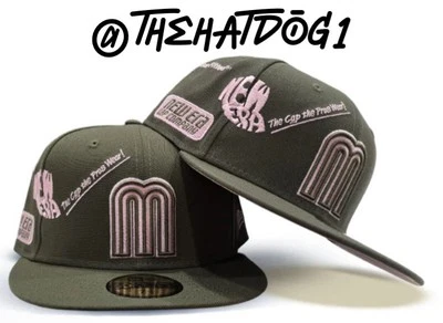 New Era Mexico Béisbol green/ Pink Anniversary 59fifty Fitted Hat Size 7 1/2