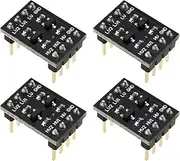 4Pcs Logic Level Converter 2 Channel Bi-Directional Shifter I2C 3.3V-5V Compatible with Ard-uino Nano R3 Compatible with Nano 33 IoT