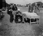 R38 Machinist 1921 A Machinist At Work At The R38 Airfield At Howden Old Photo