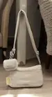 Michael Kors Jet Set MD Logo Crossbody Bag W/Attached Pouch