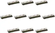 Set of 10 Oribe Line Protruding Dishes, 9.3 x 3.7 x 0.9 inches (23.5 x 9.5 x 2.2 cm) | Setomonohonpo