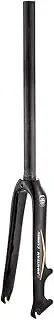 20 Inch 451 Rigid Fork Carbon Fiber 28.6mm 1-1/8" Straight Steerer Bike Fork Disc Brake QR 9X100mm Bicycle Front Fork