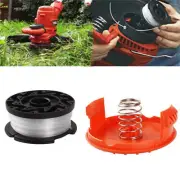 AF-100 Trimmer Spool Line&Cap RC-100-P with Spring For Black&Decker GH912 ST6600
