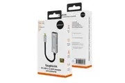 mbeat Tough Link USB-C to HDMI Adapter with 100W PD - Space Grey 5V-20V 5A, 100W PD Up to 4K (3840 x 2160) 60Hz