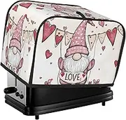 3D Gnome Print 2 Slice Toaster Cover Fingerprint Bread Maker Protectors,Kitchen Small Appliance Dust Cover