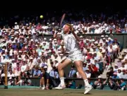Boris Becker of Germany at Wimbledon June 1993 Becker lost in the - Old Photo 1