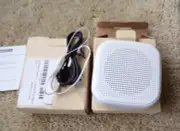 You get 2 - Square - Lightweight Wireless Bluetooth Speaker 3" x 3" - white; a7