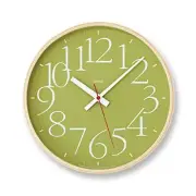 Lemnos Wall Clock AY Clock RC Radio Wave Analog Green AY clock RC AY14-10 GN Lem