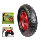 16"4.80/4.00-8 Metal steel Rim Pneumatic Wheelbarrow Wheels Cart Tyres Trolley