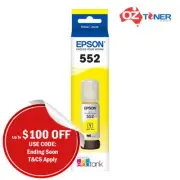 OEM EPSON T552 YELLOW Ink Bottle for EcoTank ET-8500/ET-8550 T552Y [C13T06W492]