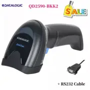 Datalogic QuickScan QD2590-BKK2 2D 1D Handheld Barcode Scanner With RS232 Cable