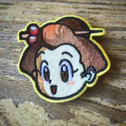 Geisha Patch - snes nes mysitcal ninja with hook and loop backing goemon