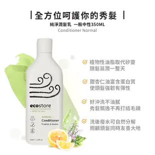 【ecostore 宜可誠】純淨清潔保養旅行 35ml (玫瑰荳蔻身體乳/沐浴露/一般中性洗髮精/潤髮乳)