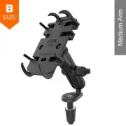 RAM Motorcycle Fork Stem Medium Arm Quick Grip Phone Kit