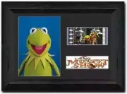 Kermit the Frog Muppets 35mm Film Cell Display Framed Memorabilia + COA