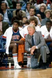 Head Coach Scotty Robertson of the Detroit Pistons 1981 Basketball Photo 3