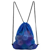 Mesh Drawstring Backpack Bag for Gym Training, School, Climbing, Toys Travel Bag