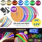 5M LED Strip Neon Flex Rope Lights 12V Waterproof Flexible Tube Bar Sign Decor