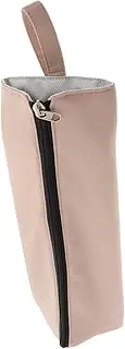 MUCKLILY High Temperature Curling Rod Bag Anti-perm Curling Iron Bag Hair Straightener Case Heat Resistant Hair Tool Travel Case Straightener Holder Travel Flat Iron Storage Beige Cloth
