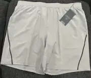 VRST Men's 7” Stealth 2-in-1 Short Silver Shadow Grey Size XXL