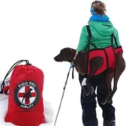 FIDO PRO Airlift Dog Rescue Harness, Red