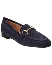 M by Bruno Magli Luna Suede Loafer 6 Blue