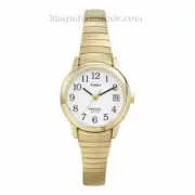 Timex Ladies Indiglo Gold Tone Watch with Date