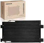 A-Premium Air Conditioning A/C Condenser Compatible with Jeep SJ Series Grand Wagoneer 1984-1991, J10 1979-1988, with Bracket