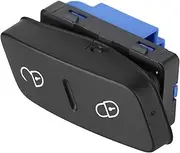 RASTKY Car Lock Switch, Unlock Control Button with Material, Easy Installation, Comfortable Touch Feeling for, OE Number 1K0962125B, Black Color, Direct Replacement,