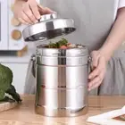 Large Capacity Insulated Lunch Box 3 Layer Thermal Pot Picnic