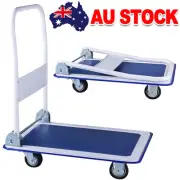 300KG Folding Platform Trolley Hand Cart Heavy Duty Hand Truck Folding Dolly New