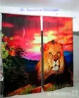 3D Lion sky 42 Blockout Photo Curtain Printing Curtains Drapes Fabric Window AU