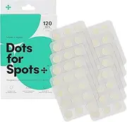 Dots for Spots Pimple Patches For Face - Fast Acting, Translucent Hydrocolloid Zit Patches that Unclog Pores - Korean Skincare - Vegan, Cruelty Free - (120 count)