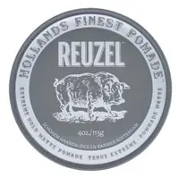 在飛比找樂天市場購物網優惠-REUZEL POMADE 灰豬 豬油 低光澤強力髮蠟 4o