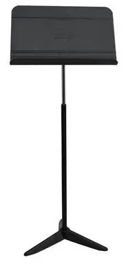 On Stage Orchestral Sheet Music Stand with Solid Bookplate