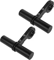 Outanaya 2pcs Bicycle Handlebar Extension Bracket Mount for Speedometers and Bike Lights Compatibility for All Bike Types for Daily Commuting and Sports