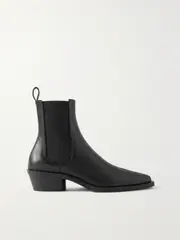 [Proenza Schouler] Proenza Schouler - Bronco Leather Chelsea Boots - Black - IT39 IT 39 Black
